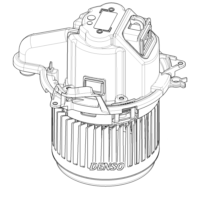 Denso Cabin Blower Fan DEA23022